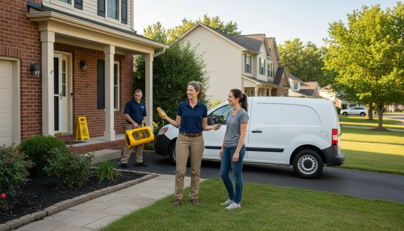 Residential water damage restoration in Greeley, NE